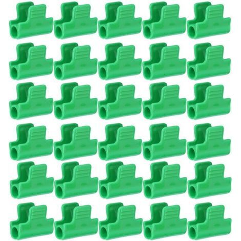 30pcs Plastic Wrap Clips Greenhouse Hose Clamps Gardening Accessories (1/4)