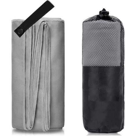 Serviettes de voyage en microfibre à séchage rapide, pour Camping, plage, salle de sport, sac à dos (1/5)