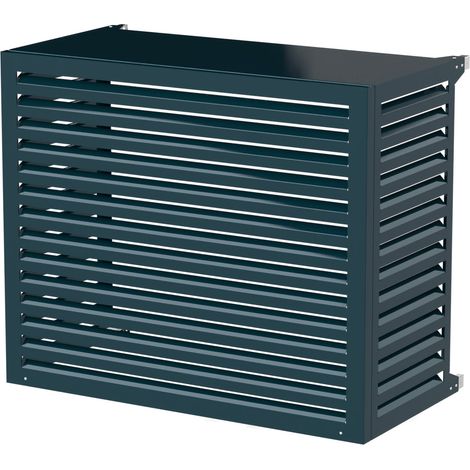 Copri Condizionatore 135x112x74 cm in Alluminio a Parete Big Blade XXL Antracite