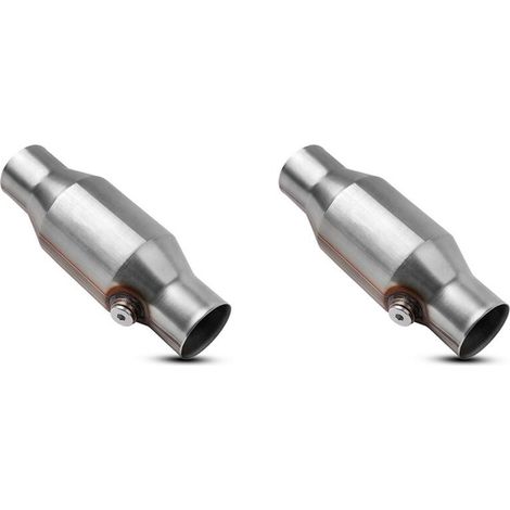 Geeignet für universelle Hochleistungs-Katalysator-Kits mit 2,5-Zoll-Gewinde aus Edelstahl 425/250 Abgaskatalysatoren.