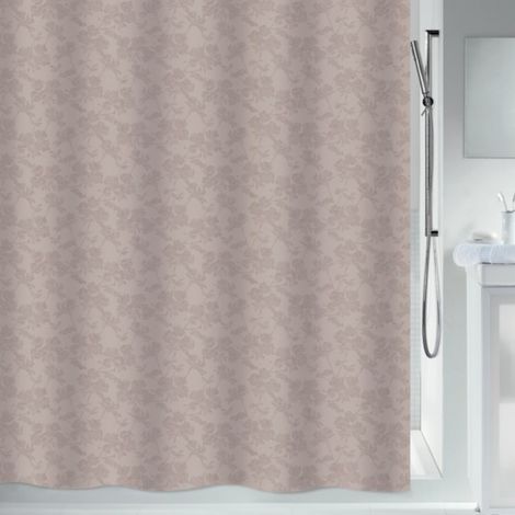 Cortina de ducha Poliéster ROMANCE 180x180cm Rosa Arena Spirella