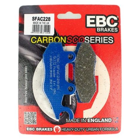 EBC Brakes Pastiglie Moto SFAC228 07076 163CT Kymco Agility Burgman SYM RS Keeway Outlook Peugeot Geopolis (1/2)