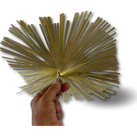 Kibros – Hérisson acier carré 300x300 mm – Embout acier fileté M12 x 1,75 mm – Nettoyage conduits non gainés – Usage professionnel (1/5)