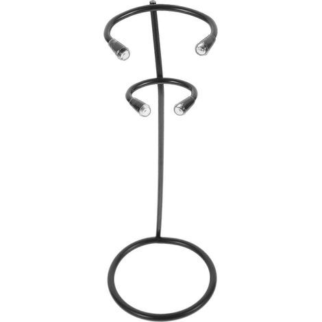 Support pour mousseur à café en acier inoxydable, support pour fouet à œufs, support de bureau.-16.50X5.80X5.80CM-Black (1/4)