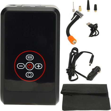 Tragbarer Luftkompressor, 80 W, 3600 mAh, 50 l, min. 150 PSI, kabelloser Reifenfüller mit 3 Zylindern für mehr Sicherheit und...