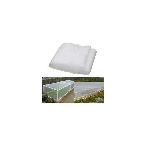 Malla antiinsectos de malla fina para jardines, invernaderos, plantas, frutas, flores y cultivos. Longitud: 26 m.