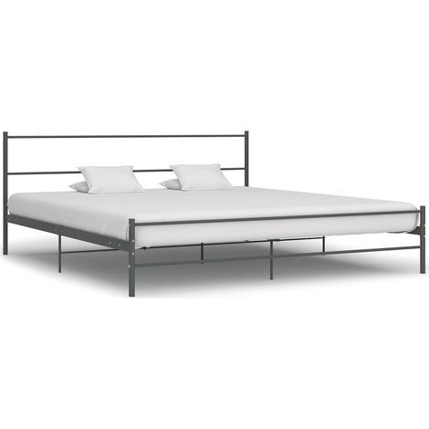 Maison Exclusive - Giroletto Grigio in Metallo 180x200 cm (1/5)
