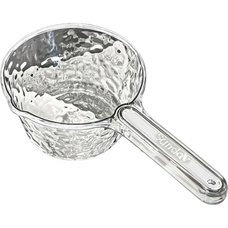 Louche à eau - Cuillère transparente long manche eau - Cuillère transparente long manche de cuisine