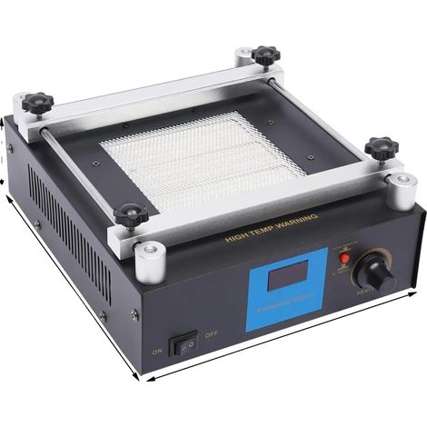 Precalentador infrarrojo, potencia de 450 W, rango de temperatura de 50 a 400 ℃. (1/2)