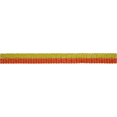 Weidezaunband zur Tierhaltung 250 m lang 1 cm breit gelb-orange
