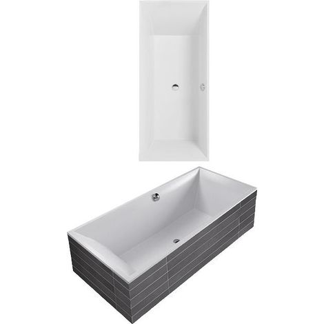 Sistema idromassaggio SQUARO Slim Line Special Combipool Invisible Technology Posizione 2 bianco VILLEROY & BOCH