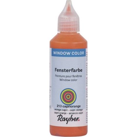 Window-Color easy paint, flacon 80 ml, orange capri (1/2)
