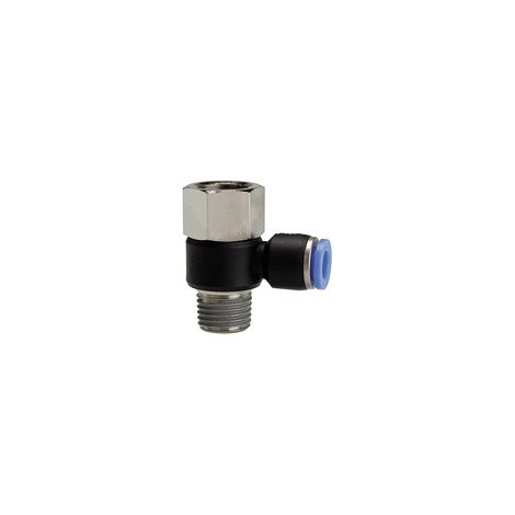 Riegler L-Steckverschraubung »Blaue Serie«, drehbar, Rc/R 1/8 i./a. Ã˜10mm (1/2)