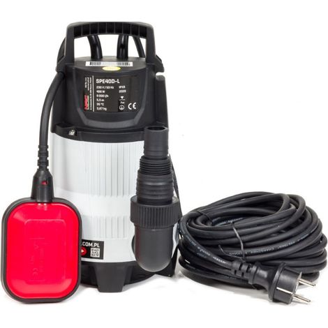Nac SPE40D-L, Bomba de agua sucia 400W, ideal para drenaje de aguas residuales y sucias en proyectos industriales, jardines y piscinas.