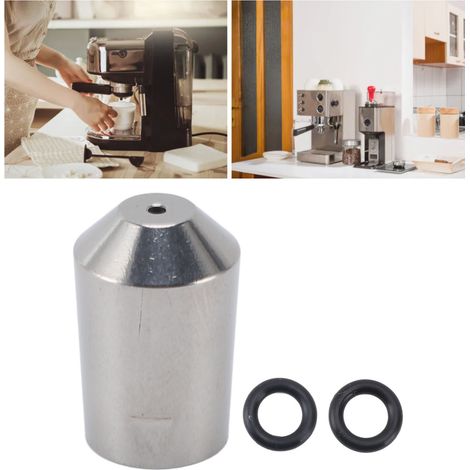 Dampfdüse aus Edelstahl mit einem Loch für Rancilio Kaffeemaschinen mit 2 Dichtungen (21 mm, 12 mm) – Optimiert für feine Milchcreme (1/5)