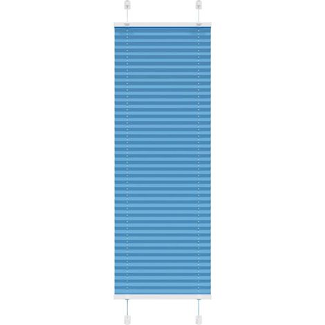 Plissee Blau 40x150 cm Stoffbreite 39,4 cm Polyester