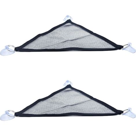 Hamacs Reptiles en Maille pour Serpent lézard Reptile Lizards Serpent Hamac Lizard Lounger Corner Hamac pour Reptiles avec Ventouse Portable Mesh Respirant Lounger Convient aux Reptiles 2 Pièces-Fei Y (1/4)