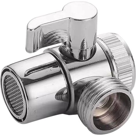 Robinet d'angle de salle de bain, adaptateur universel pour pommeau de douche, robinets de lavabo, vannes marche/arrêt pour cuisine ou salle de bain
