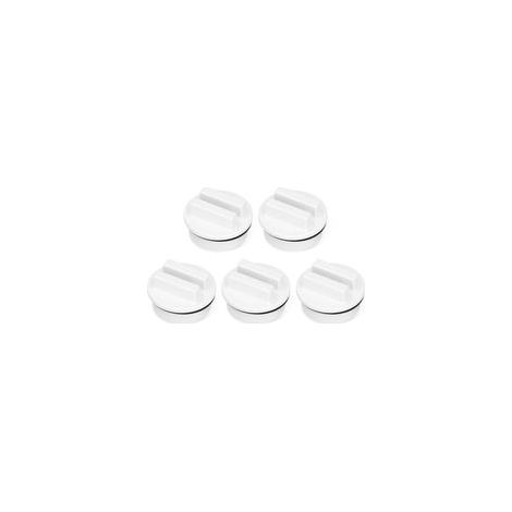 Accessoires de piscine 5 pièces, bouchon antigel, bouchon d'eau d'écumoire, bouchon de tuyau de piscine fileté de 1,5 pouces avec joint torique pour piscines et spas