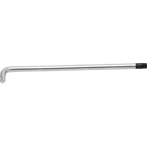 BGS Llave acodada extralarga perfil T (para Torx) con/sin orificio T45 - 794-T45