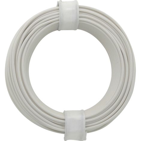 Donau Elektronik 118-5 Litze 1 x 0.14 mm² Weiß 10 m
