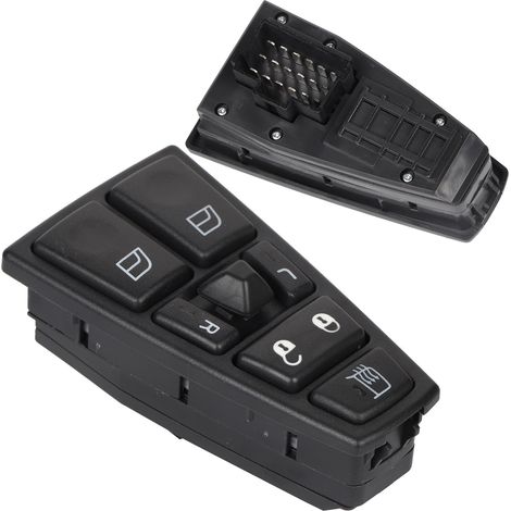 Interruptor principal eléctrico para ventanas de camiones FH12 FH13 FM VNL - Compatible con 20752918 21543897 - ABS negro, 18 pines (1/5)