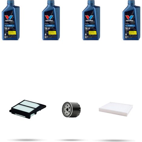 Kit tagliando 3 FILTRI e 4L OLIO compatibile con Suzuki Vitara II 1.0 82kw Dal 2018 (1/5)