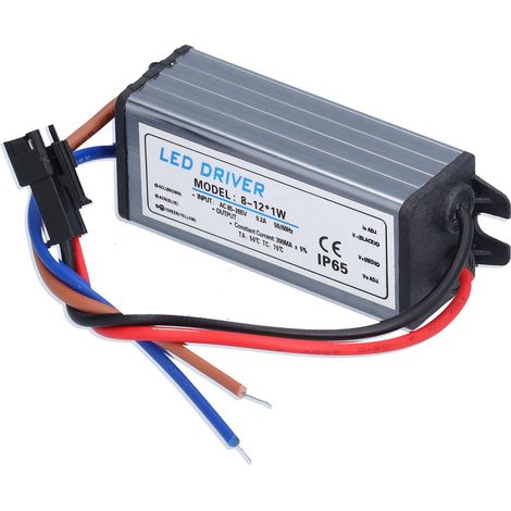 Alimentation LED 300mA étanche, transformateur de sécurité compact pour éclairage