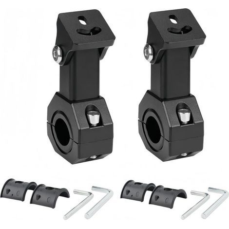 2 pièces Support Phare Moto réglage à 360 degrés, adaptés aux barres de protection de 17 à 33 mm support de lampe supplémentaire moto (1/5)