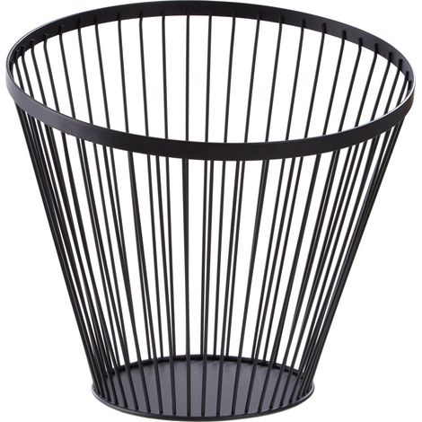 Premier Housewares Tall Oblique Basket with Matte Black FramE (1/3)