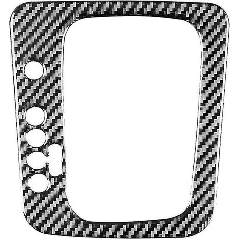 Garniture autocollante en fibre de carbone souple pour panneau de levier de vitesse de voiture (accessoires intérieurs pour véhicules à conduite à gauche, modèles 2010-2016) (1/5)