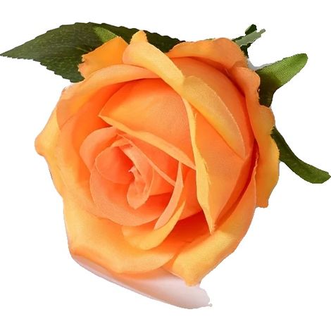 Bouquet de Roses Artificielles, Design Floral Élégant, Polyvalent pour Événements, Orange (1/2)