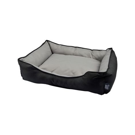 Panier rectangle pour animaux - Noir / Gris - L 73 x l 60 cm - Livraison gratuite (1/3)