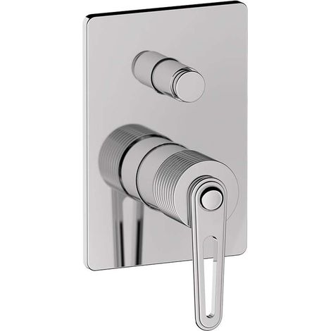 Sapho - Unterputzarmatur, für 2 Verbraucher, mit Einbaukörper, Chrom BB042 (1/2)