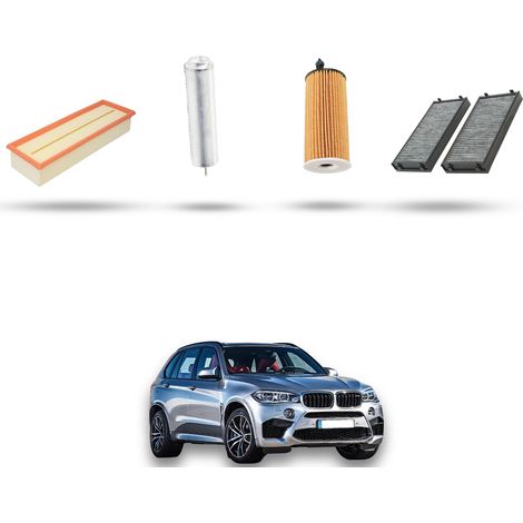 Kit tagliando 4 filtri compatibile con Bmw x5 (F15,F85) 25d 170kw dal 2015 (1/5)