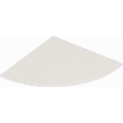 Mensola vetro satinato angolare mm 6x250x250 kimono - kimono (1/2)