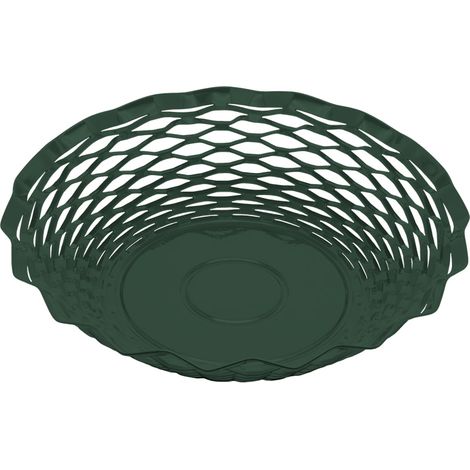 Roger Orfèvre - Corbeille à pain vert sapin 24,5 cm