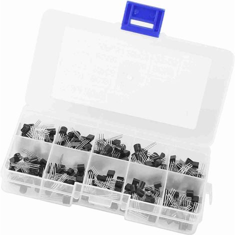 DIY-Bausatz mit 200 NPN- und PNP-Transistoren (10 Werte) im TO-92-Gehäuse (BC327 bis BC558). (1/5)
