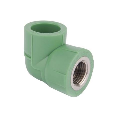 FITTINGSESTANDARD codo rosca hembra 20-1/2 ppr pprcot2012 , Codo Rosca Hembra 20-1/2 PPR PPRCOT2012 de la marca Fittings Estándar. (1/2)