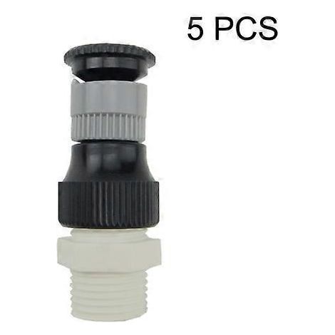 5 PCS External Thread Sprinkle 4 Points Adjustable Scattering Sprinkler (1/5)