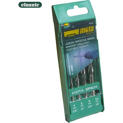 Jeu de 4 forets à maçonnerie (1/3)