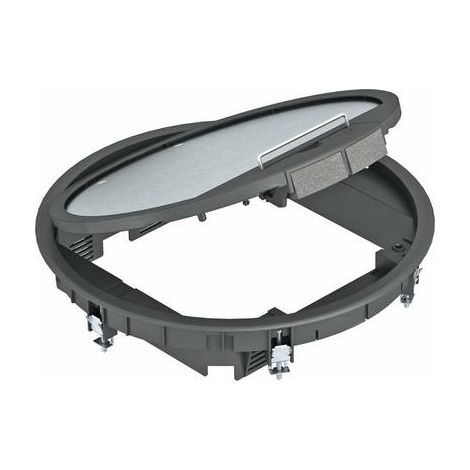 OBO Bettermann Inserto dispositivo per montaggio universale Ø324x62 poliammide nero grafite RAL 9011, 7405516