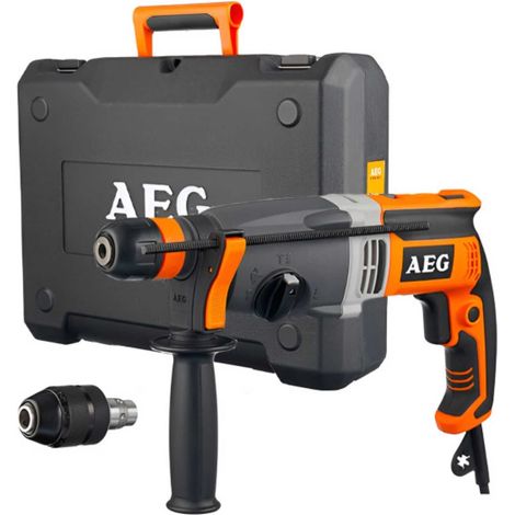 [PRODUIT RECONDITIONNE] Perforateur burineur AEG SDS-Plus 28mm 1010W 2.8J + mallette KH 28 Super XE (1/3)