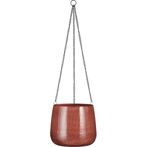 Mica Decorations Pot de fleurs Rouge foncé H20xl23xL23cm (1/5)