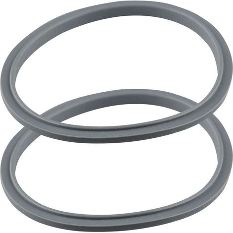 Lot de 2 joints gris de rechange compatibles avec les blenders NutriBullet 600W et 900W (modèles NB-101B, NB-101S et NB-201).