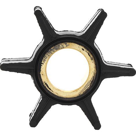 Turbine de Pompe à Eau pour Moteur Hors-bord 395289, Caoutchouc de qualité Supérieure, Cuivre, 2 Temps, 20/25/30/35, Rouge. (1/5)