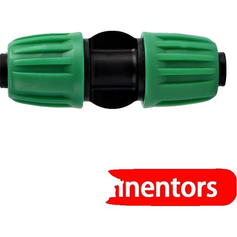 Conector de manguera, acoplamiento de bloqueo seguro, compatible con riego por goteo, H (1/2)