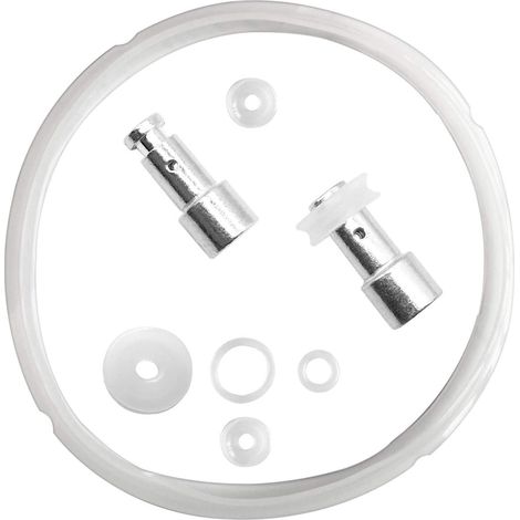 Anneau de joint en silicone transparent + joint pour autocuiseurs + flotteur et joint de rechange universel pour modèles de 5/6 litres (1/5)