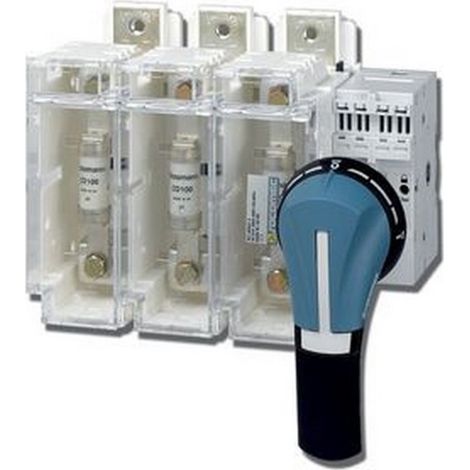 Socomec 36153011 Switch-disconnector-fuse 3P 125A for fuse size 22x58. NF and DIN