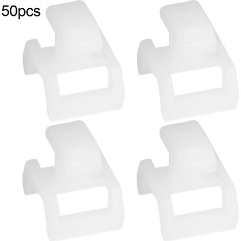 50 Stück Kabelbinderhalter mit Basisbefestigung für europäische Standard-Aluminiumprofile (Europäischer Standard 40) (1/5)